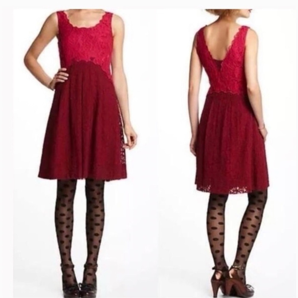 Anthropologie Moulinette Soeurs Carmindy Lace Dress